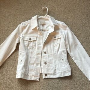 Liverpool NWT White Jean Jacket